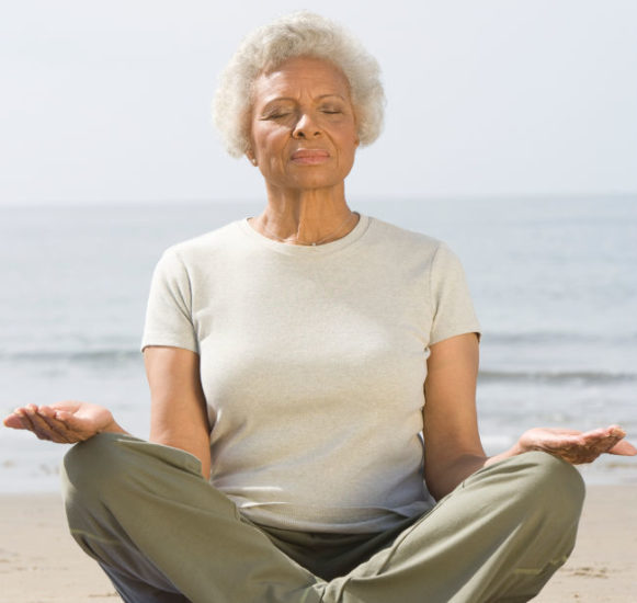 memory care living and meditation and yoga